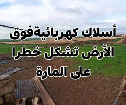 ساكنة دوار ليسوفة بإقليم سطات تشتكي العزلة بسبب أشغال القطار فائق السرعة و تراسل الجهات المختصة
