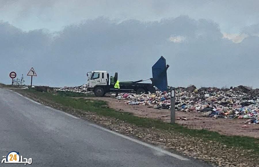 مطرح نفايات بمدخل البروج الشمالي… تشويه للمدينة وتهديد للبيئة