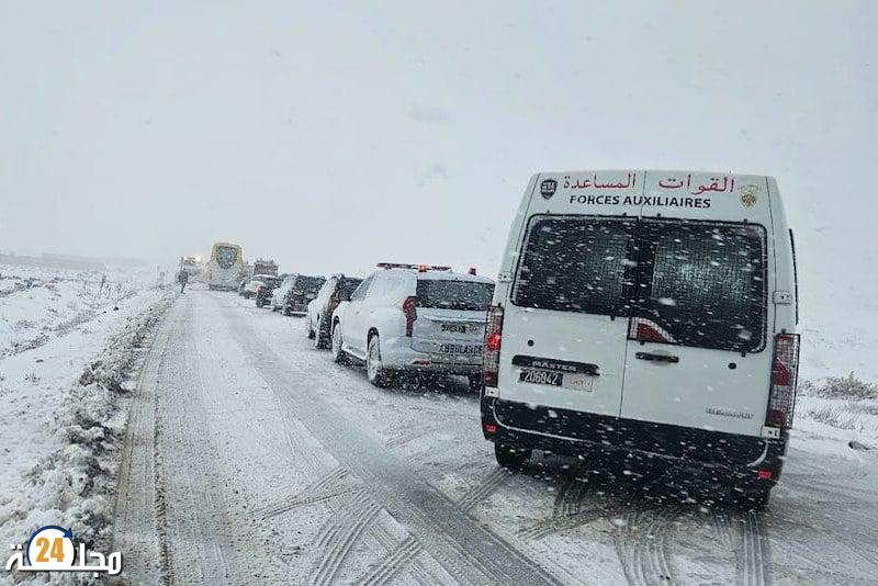 سوء الأحوال الجوية.. وزارة النقل واللوجيستيك تدعو إلى التحلي بالحيطة والحذر