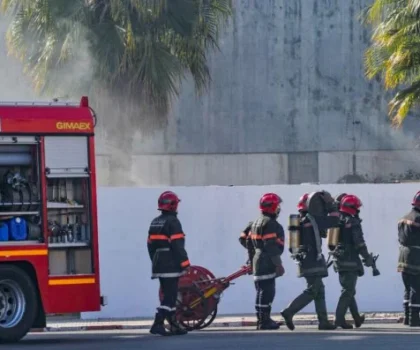 الدار البيضاء..نيران كثيفة تلتهم وحدة لإنتاج “الإسفنج” بعين الشق و إستنفار لإخمادها