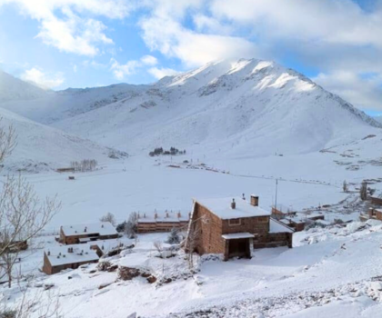 تحذير برتقالي..تساقطات ثلجية تصل مقاييسها الى 10 سم بإقليم الحوز