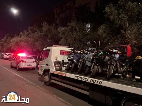 حملة أمنية بمراكش تسفر عن تسجيل 57 مخالفة و حجز مركبات مخالفة و نقل سري