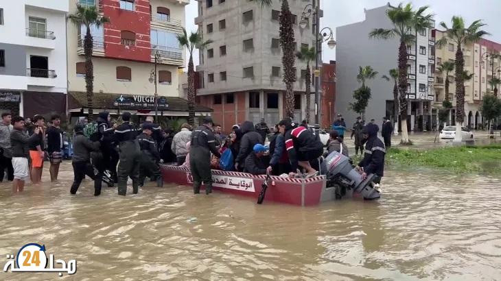 أزمور والجديدة تفتحان أبوابهما في وجه  متضرري فيضانات القصر الكبير