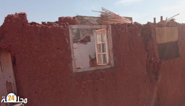 إنهيار سقف منزل طيني يودي بحياة مسنة ضواحي أسفي