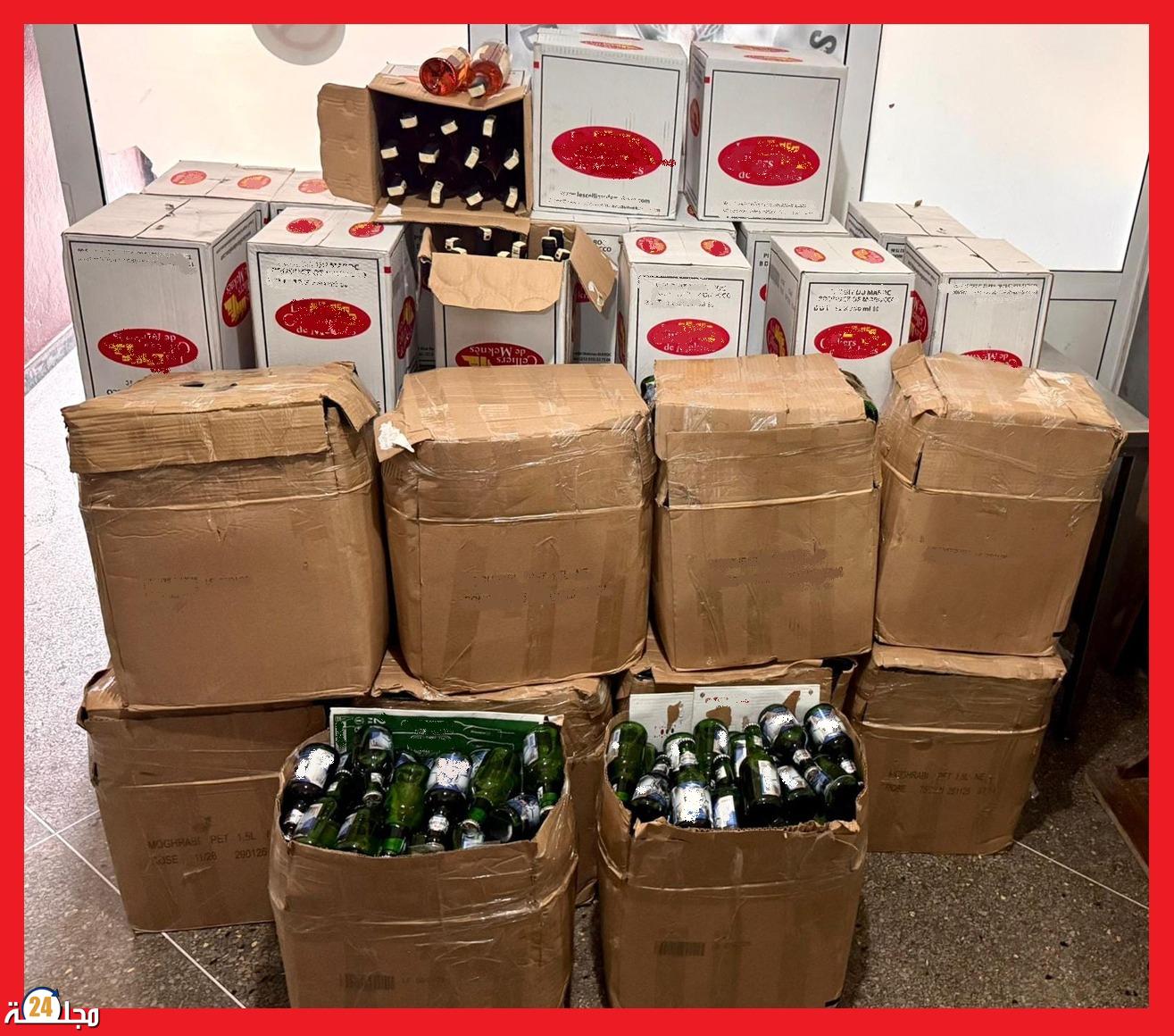 أمن أكادير يوقف شخصا متلبسا بترويج الخمور بدون ترخيص