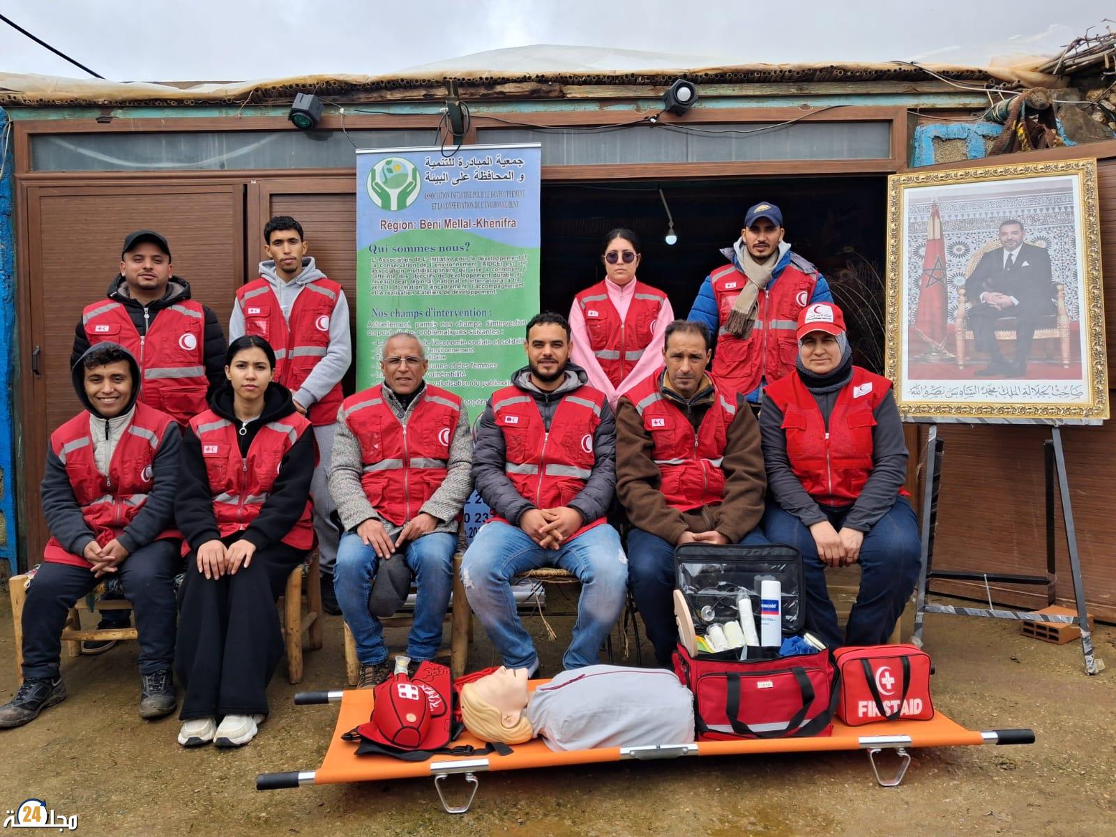 جمعية المبادرة تنظم لقاء تحسيسيا حول الإسعافات الأولية استعدادا للدوري الرمضاني بالمعادنة