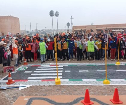 مديرية التعليم بمكناس تخلد اليوم الوطني للسلامة الطرقية