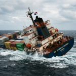 غرق سفينة تجارية قبالة سواحل العيون وإنقاذ جميع أفراد طاقمها