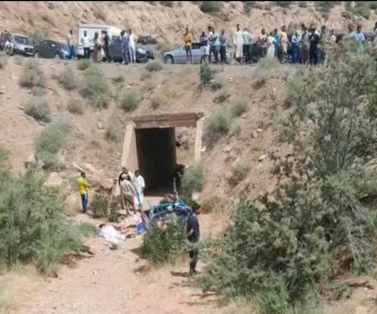 مصرع 7 أشخاص في انقلاب تريبورتر كان يقل 14 راكبا نواحي قلعة السراغنة