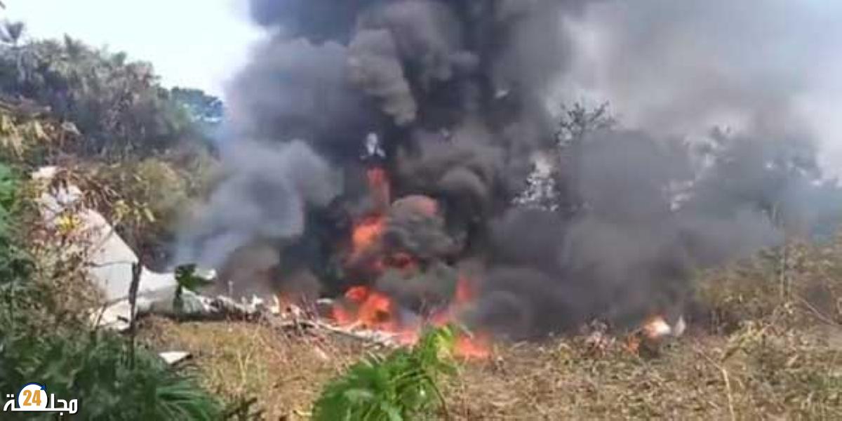 تحطم طائرة عسكرية في كولومبيا خلال الإقلاع وسط تضارب بشأن عدد الضحايا والناجين