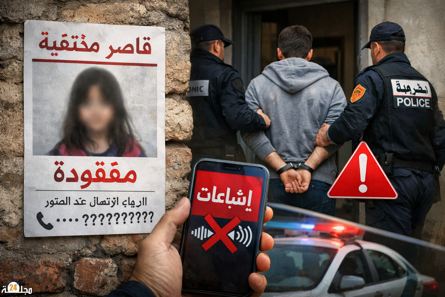 واقعة اختفاء قاصر بابن جرير تنتهي بتقديم شاب للنيابة العامة وتحذير من الإشاعات