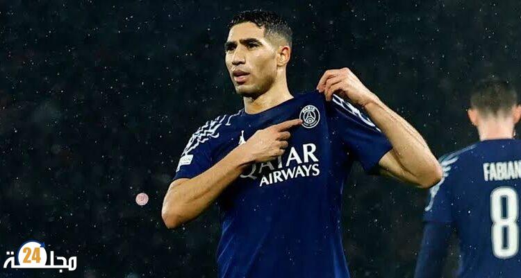 أشرف حكيمي يواصل التألق ويقود باريس سان جيرمان بثبات في دوري الأبطال والدوري الفرنسي