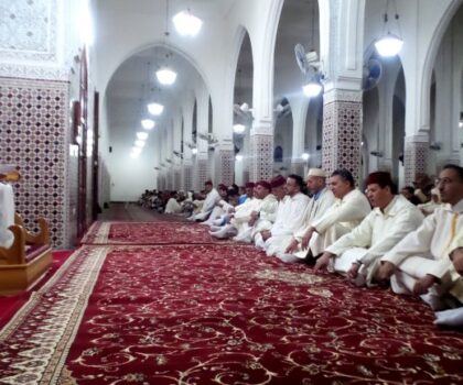 تارودانت : عامل الإقليم يترأس حفلا دينيا بمسجد الحسن 1 إحياءا لليلة القدر المباركة