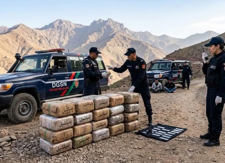 ضربة أمنية نوعية بإميلشيل.. إحباط محاولة تهريب 400 كيلوغرام من الشيرا وتوقيف مشتبه فيهما