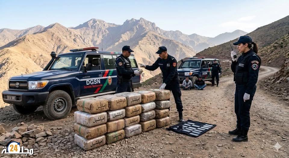 ضربة أمنية نوعية بإميلشيل.. إحباط محاولة تهريب 400 كيلوغرام من الشيرا وتوقيف مشتبه فيهما