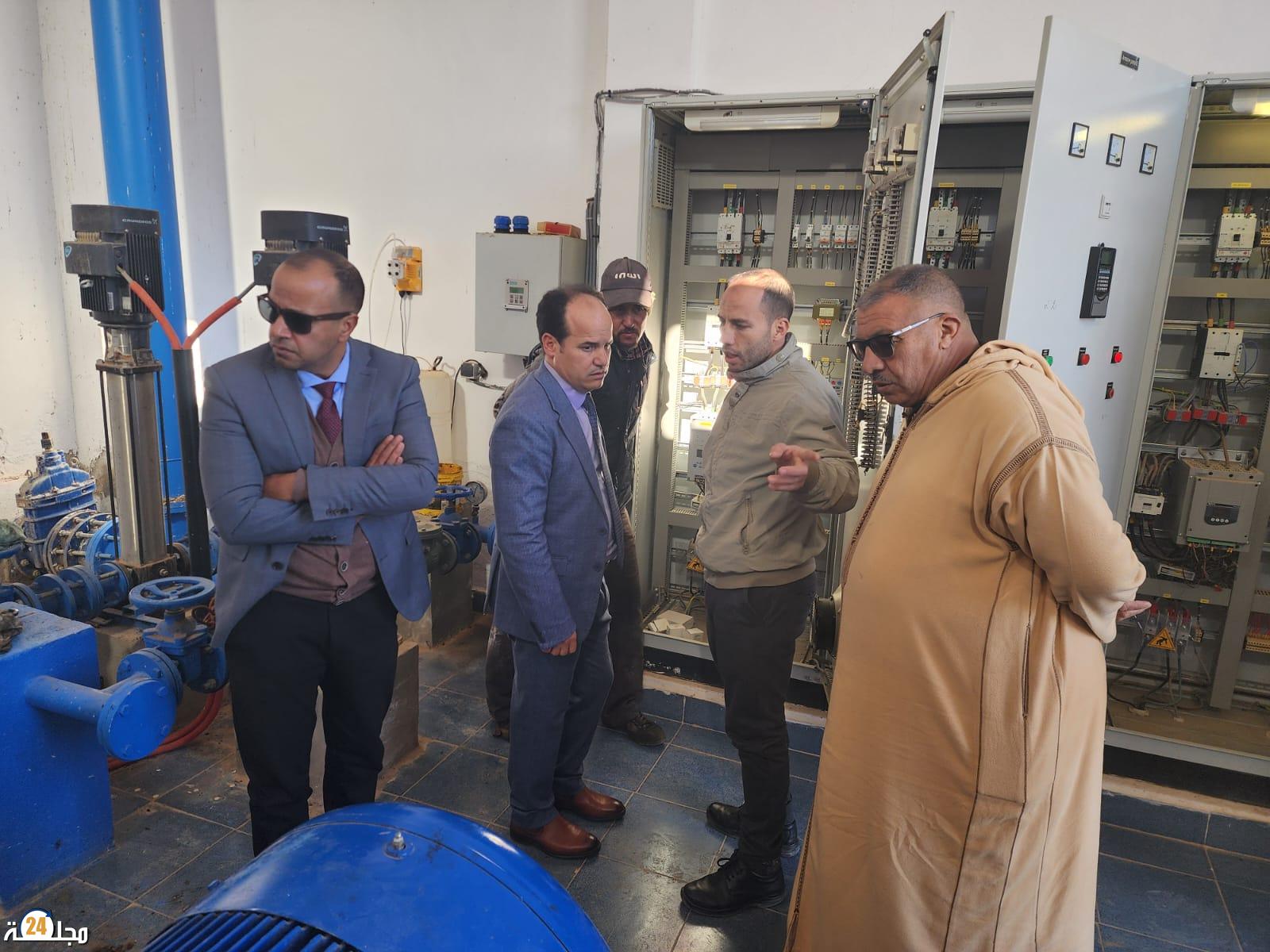 إصلاح خلل بمحطة أيت مولي يعيد استقرار تزويد بومية وإغبالو بالماء الصالح للشرب