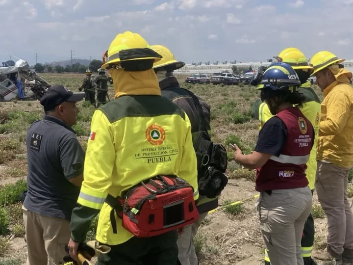 مصرع أربعة أشخاص إثر تحطم طائرة صغيرة بولاية بويبلا المكسيكية