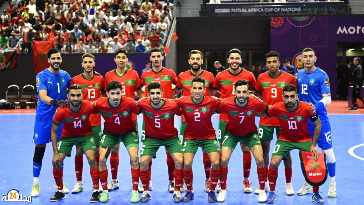 المنتخب الوطني المغربي للفوتسال يكتسح الرأس الأخضر بسباعية في افتتاح دوري بركان الدولي