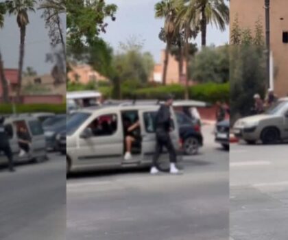 مراكش…الأمن يفرض الانضباط بشارع محمد الخامس قبيل مباراة الكوكب والجيش