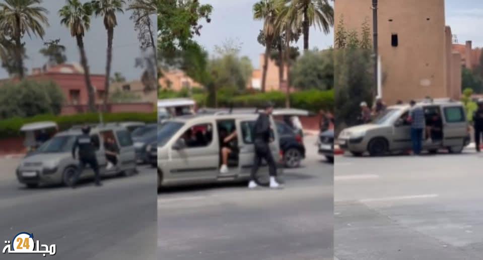 مراكش…الأمن يفرض الانضباط بشارع محمد الخامس قبيل مباراة الكوكب والجيش