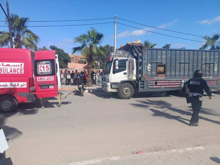 مأساة دامية ببيوكرى.. نهاية حزينة لشاب دهسته شاحنة أمام منصة الشباب