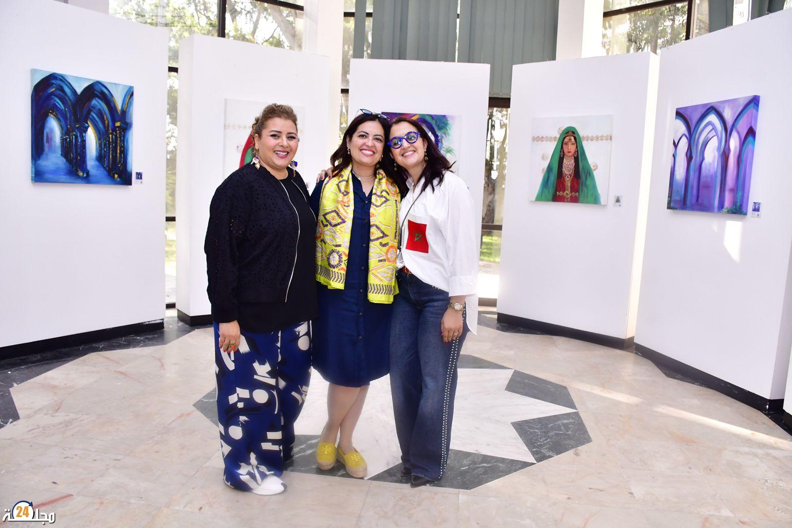 “التقاء”: معرض لثلاث فنانات يحتفي بالإبداع المغربي بمناسبة ميلاد ولي العهد الأمير مولاي الحسن