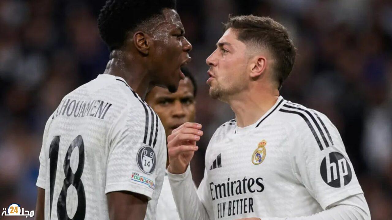 ريال مدريد يكشف تفاصيل إصابة فالفيردي إثر شجار عنيف مع تشواميني