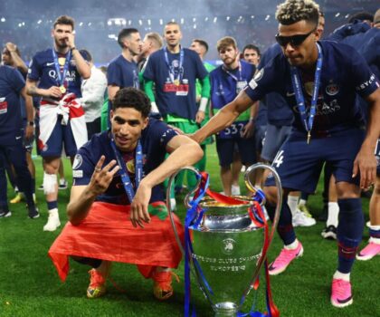 أشرف حكيمي يتوج بدوري أبطال أوروبا مع باريس سان جيرمان بعد نهائي مثير ضد أرسنال