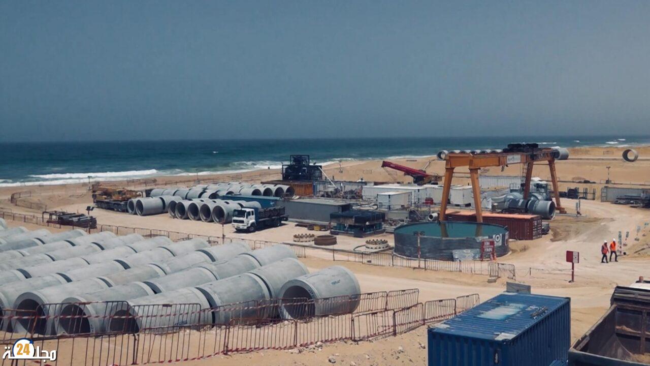 تقدم أشغال محطة تحلية مياه البحر بالداخلة يبلغ سبعة وثمانين في المائة لتعزيز الأمن المائي والفلاحي