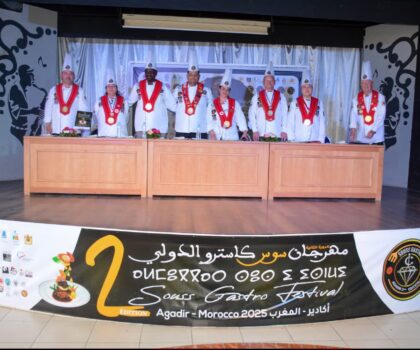 الدورة الثالثة لمهرجان “سوس كاسترو” الدولي لفنون الطهي ونجوم المطبخ بأكادير “من سوس إلى العالم… الأركَان يتحدث بلغة الطهي الرفيع”