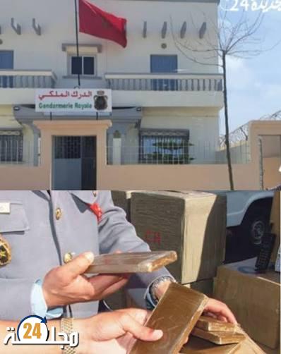 الجديدة…الدرك الملكي بأولاد غانم يسقط شبكة لتهريب المخدرات وحجز أطنان منها