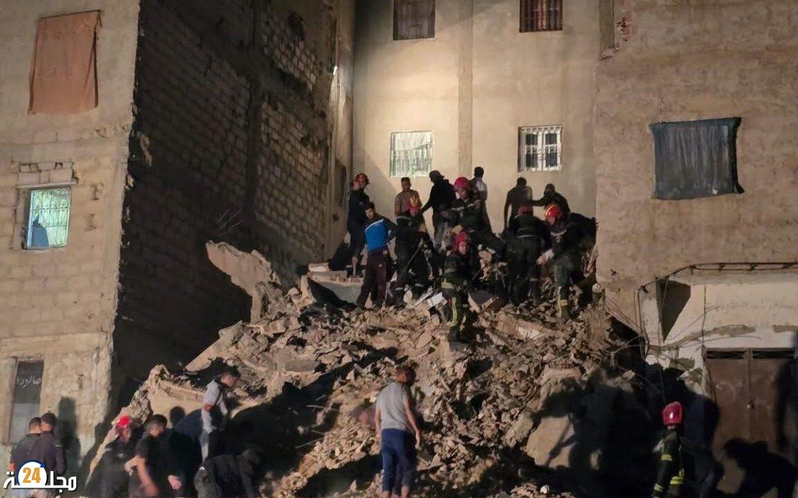 فاجعة بفاس.. مصرع أربعة أشخاص وإصابة ستة آخرين في انهيار بناية سكنية