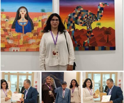 الفنانة إلهام التقي تُجسد الهوية المغربية في لوحات تنبض بالرمزية والإبداع