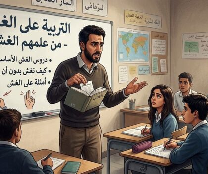 التربية على الغش – من علمهم الغش؟