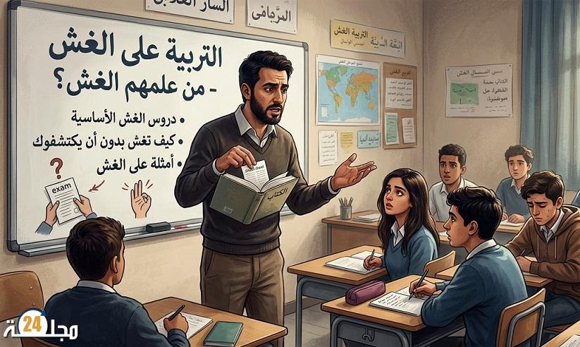 التربية على الغش – من علمهم الغش؟