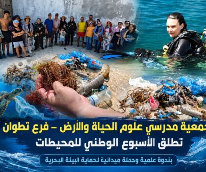 جمعية مدرسي علوم الحياة والأرض بتطوان تحتفي بالأسبوع الوطني للمحيطات بندوة علمية وحملة بيئية ميدانية