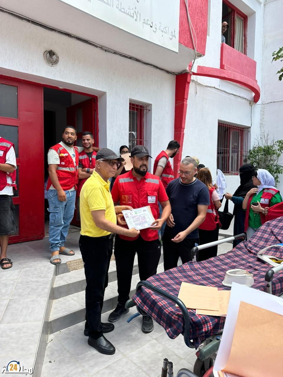 تكوين ميداني لتعزيز الكفاءات.. الهلال الأحمر المغربي بابن امسيك يؤهل مستفيديه في آليات النقل الصحي