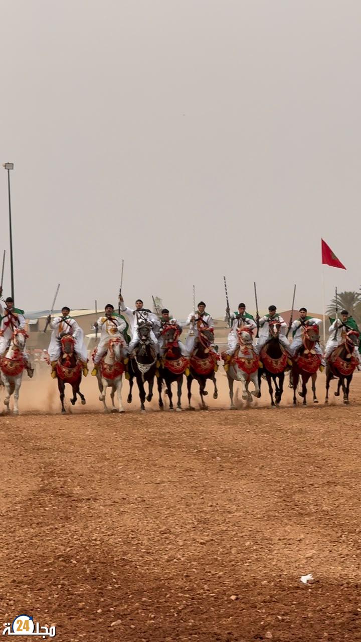 عروض “التبوريدة” تلهب حماس جمهور مهرجان تيميزار للفضة في تيزنيت.