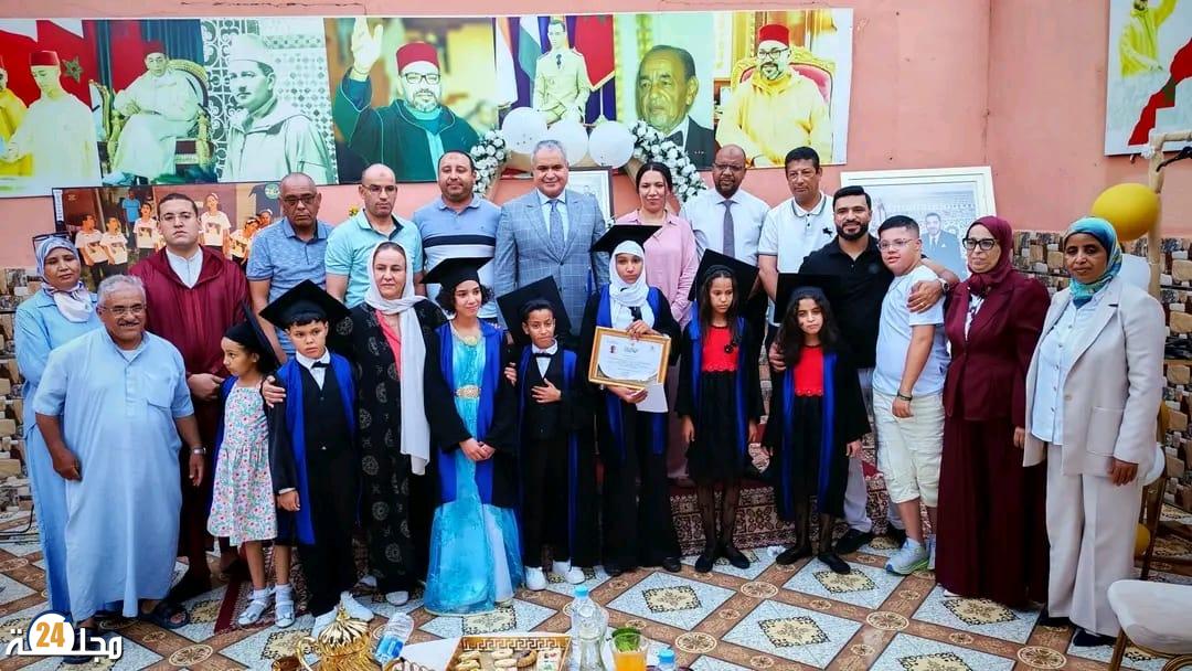 جمعية أم المؤمنين عائشة تحتفي بتفوق أطفال مركز إيواء الأطفال المتخلى عنهم بابن جرير في حفل تربوي متميز