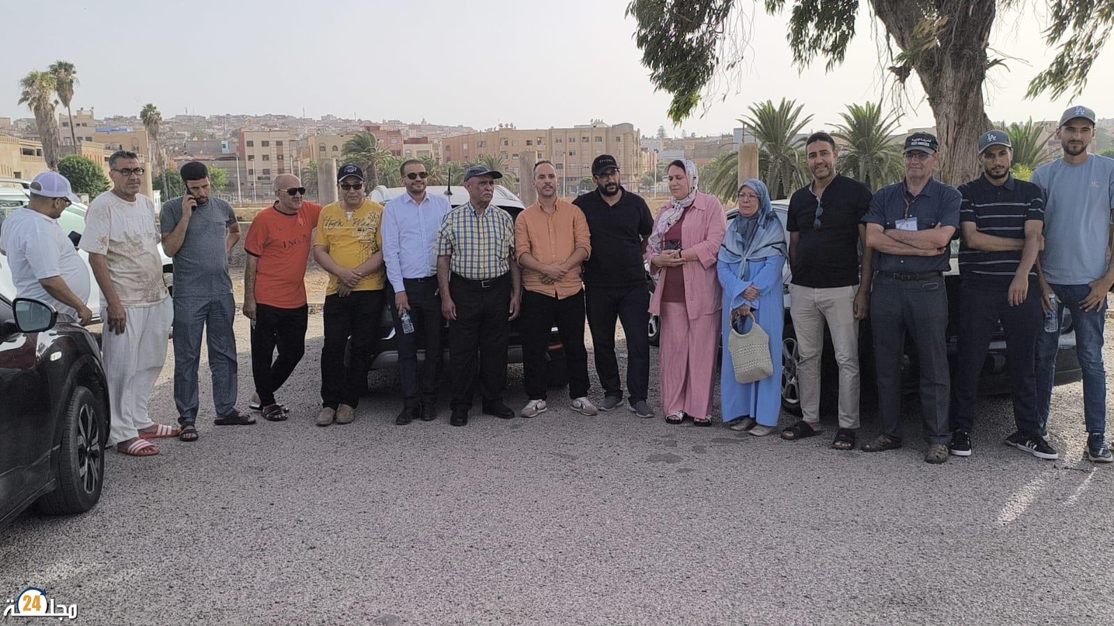 السلطات المحلية بسطات تنهي شرعية اعتصام أعضاء الجماعة أمام كرين بارك