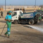 عودة الهدوء إلى محيط معبر سبتة والفنيدق واستنفار لتنظيف وإعادة تأهيل المنطقة