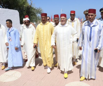 لجنة الحجابة الملكية تسلم هبات ملكية بمناسبة موسم مولاي عبد الله أمغار بالجديدة