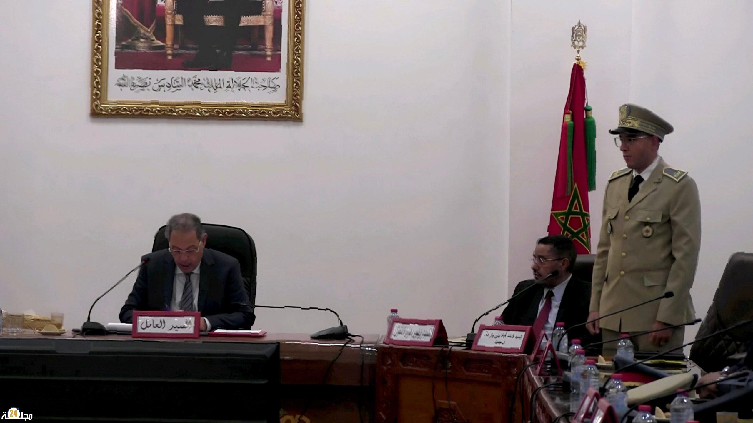 تتنصيب  بشار عزوز قائدا على قيادة بني  يازغة بإقليم صفرو