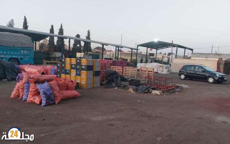سطات تشهر سيف المراقبة في وجه “سوق الخضر” خارج القانون.. الحجز يطال السلع ووسائل النقل