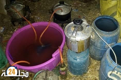 حجز كمية مهمة من ماء الحياة وتوقيف مروج بميراللفت