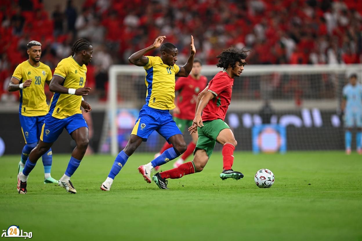 المنتخب المغربي يفتتح تصفيات كان 2027 بثنائية نظيفة في شباك الغابون بالرباط