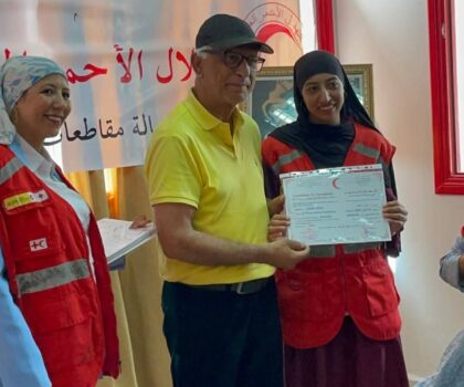 الهلال الأحمر المغربي بابن مسيك يحتفي باليوم العالمي للإسعافات الأولية بتخرج الفوج الثالث من مربيات ومربي الفئات الهشة