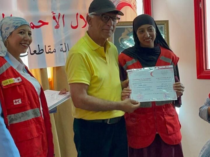 الهلال الأحمر المغربي بابن مسيك يحتفي باليوم العالمي للإسعافات الأولية بتخرج الفوج الثالث من مربيات ومربي الفئات الهشة
