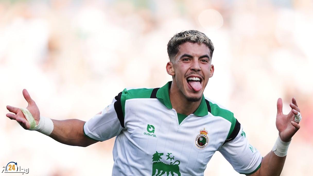 المغربي ياسر الزابيري يقود راسينغ سانتاندير للفوز بثنائية ويرتقي لوصافة هدافي الدوري الإسباني