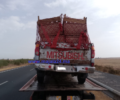 صيد ثمين بالطريق السيار بسطات.. حجز حوالي 220 كيلوغراماً من مخدر الصلبة داخل بيكوب